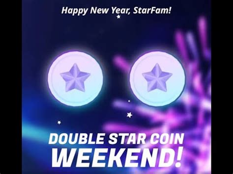 when is the next double star coin weekend
